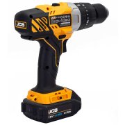 JCB 18V Cordless  Combi Drill and Impact Driver with 2 x 2Ah Li-ion Batteries and 20" Kit Bag - 21-18TPK-2-BG